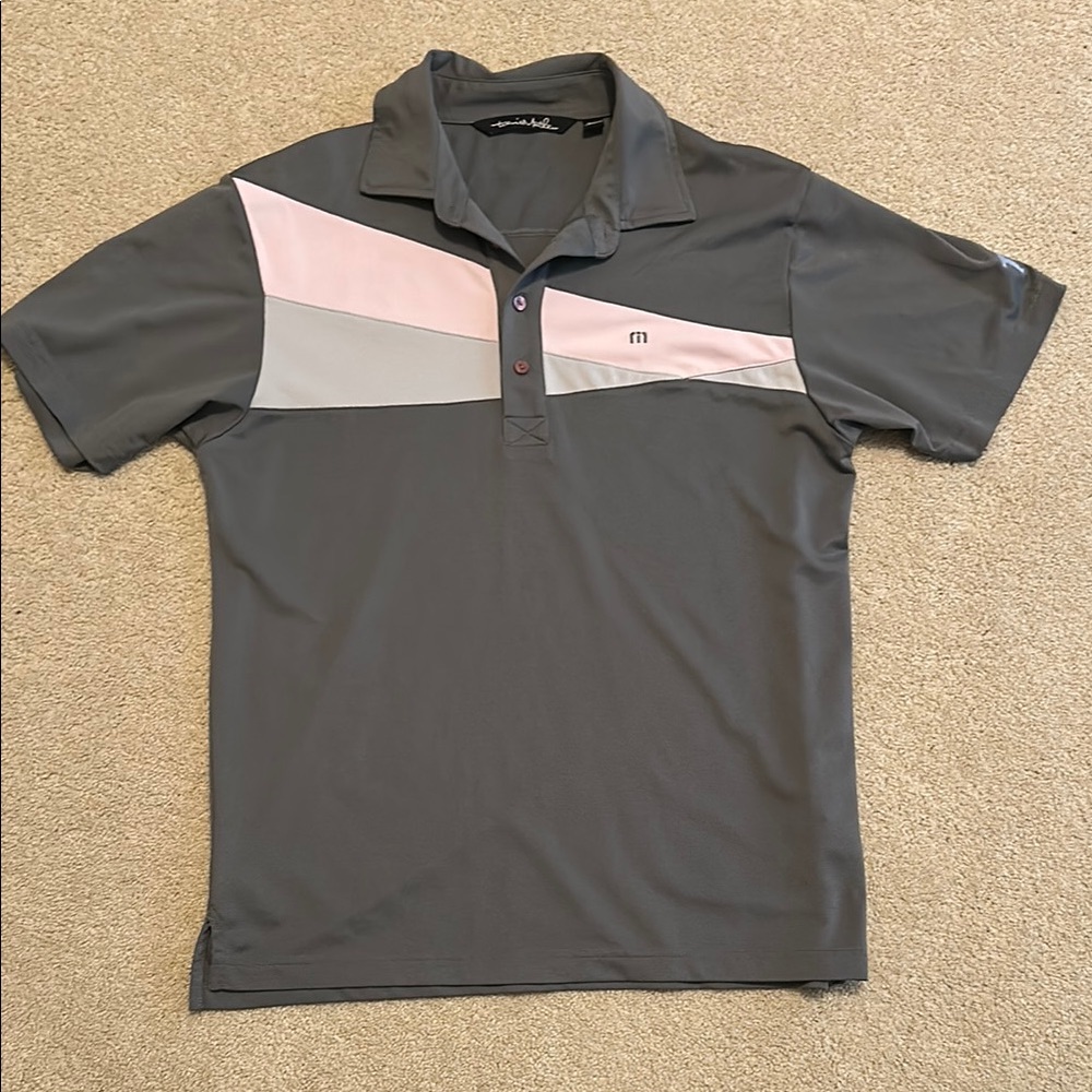 Travis Mathew Gray Polo